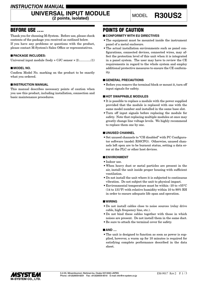 M-system R30US2 User manual