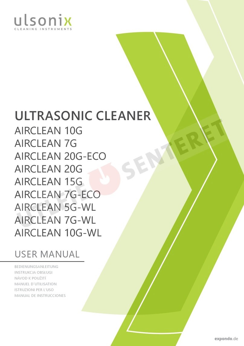 ulsonix AIRCLEAN 10G User manual