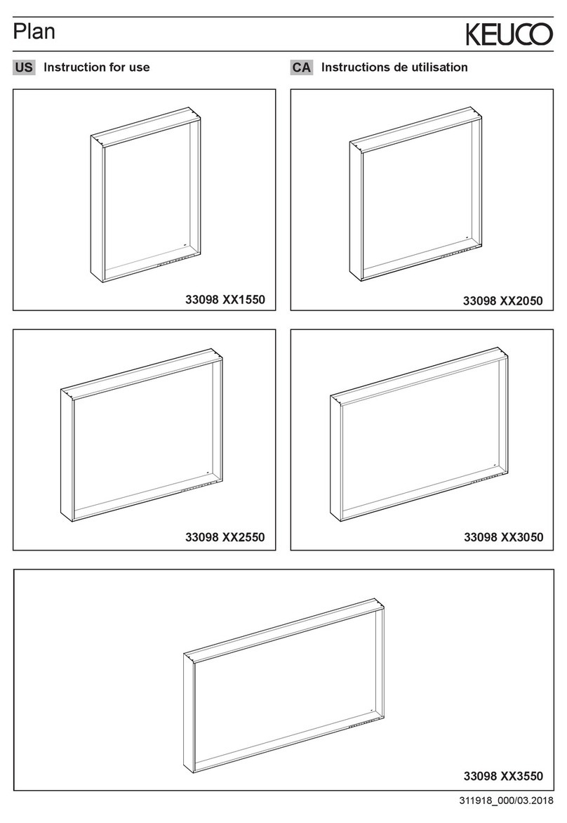 KEUCO 33098 XX1550 Instructions for use