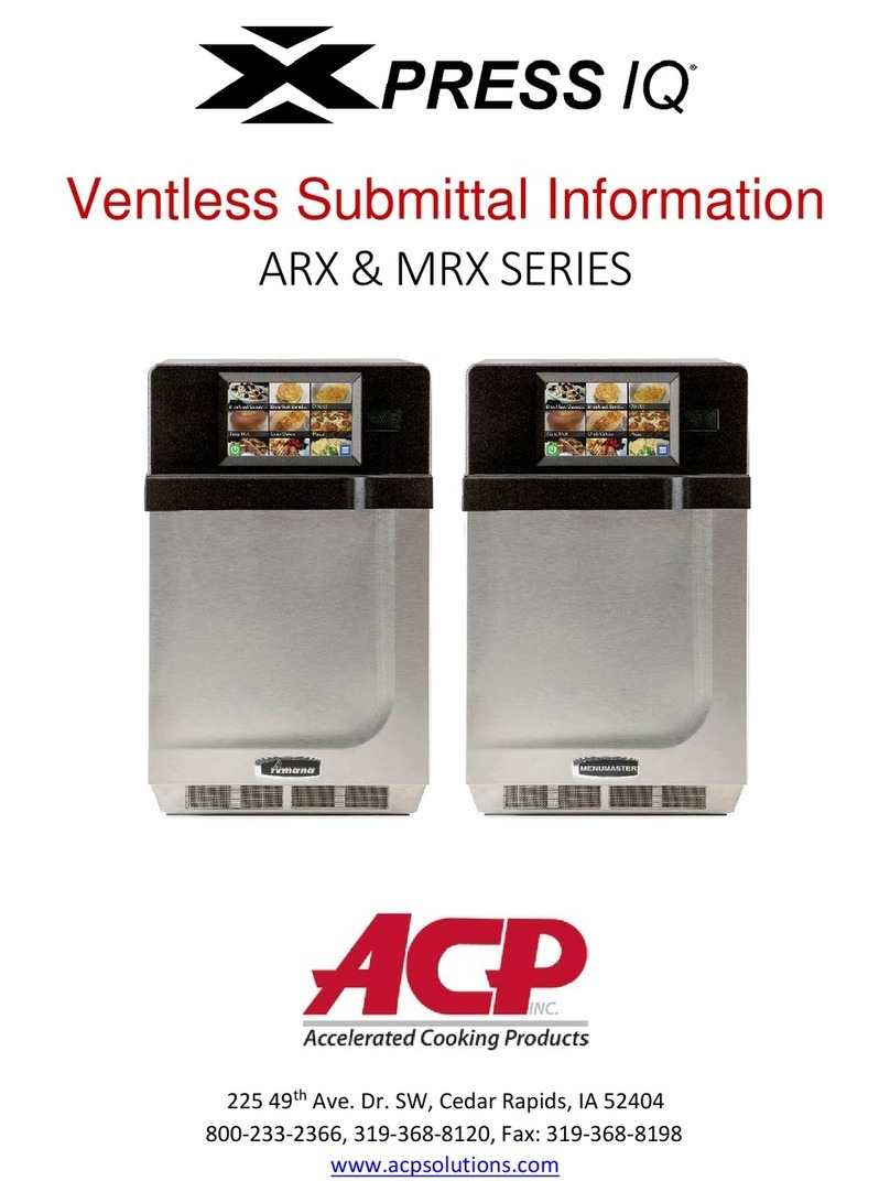 ACP Amana Xpress IQ ARX Series User manual