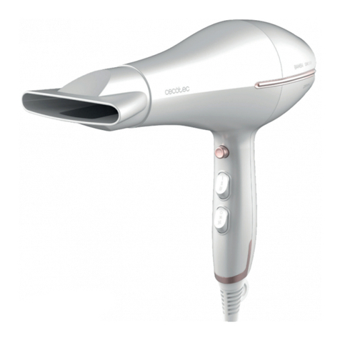 cecotec Bamba IoniCare 5300 Maxi Aura User manual
