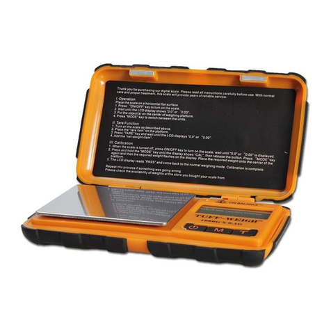 BLscale TUFF-WEIGH Series User manual