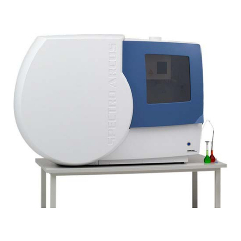 Ametek SPECTRO ARCOS FHX22 User manual