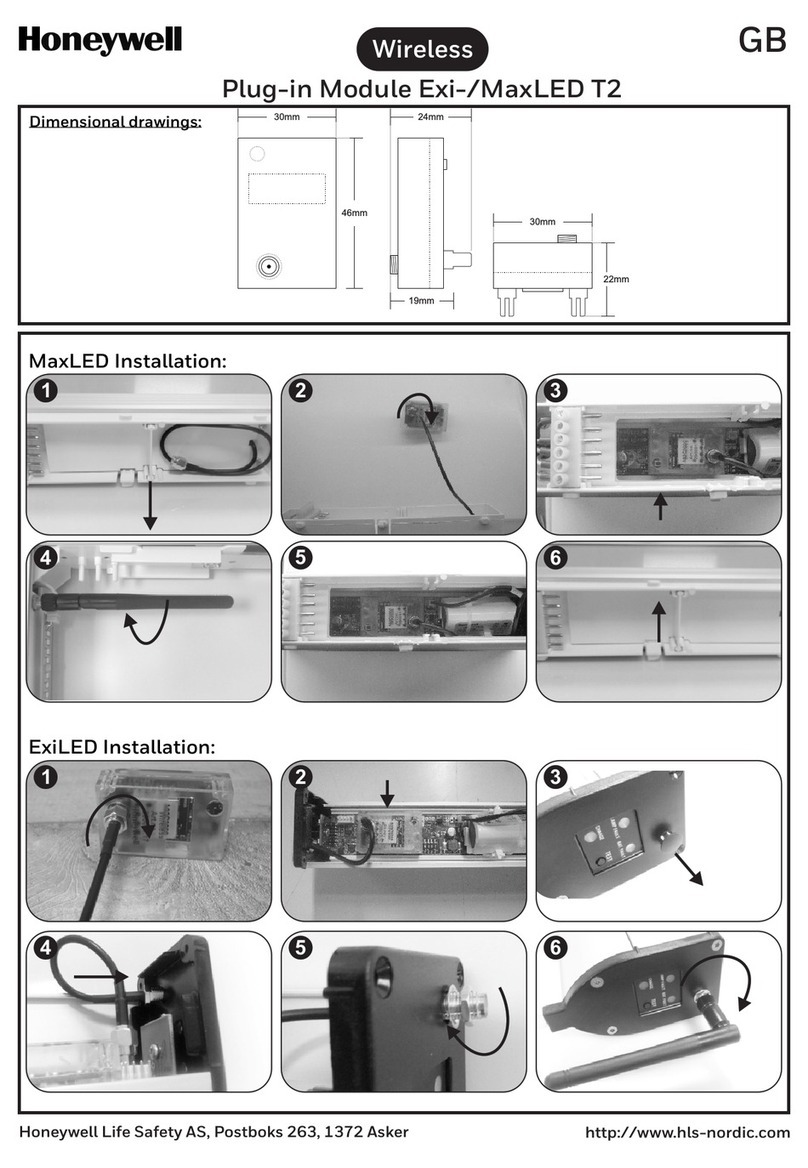 Honeywell Exi-/MaxLED T2 manual