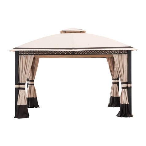 Berkley Jensen FABRIC TOP GAZEBO Assembly instructions