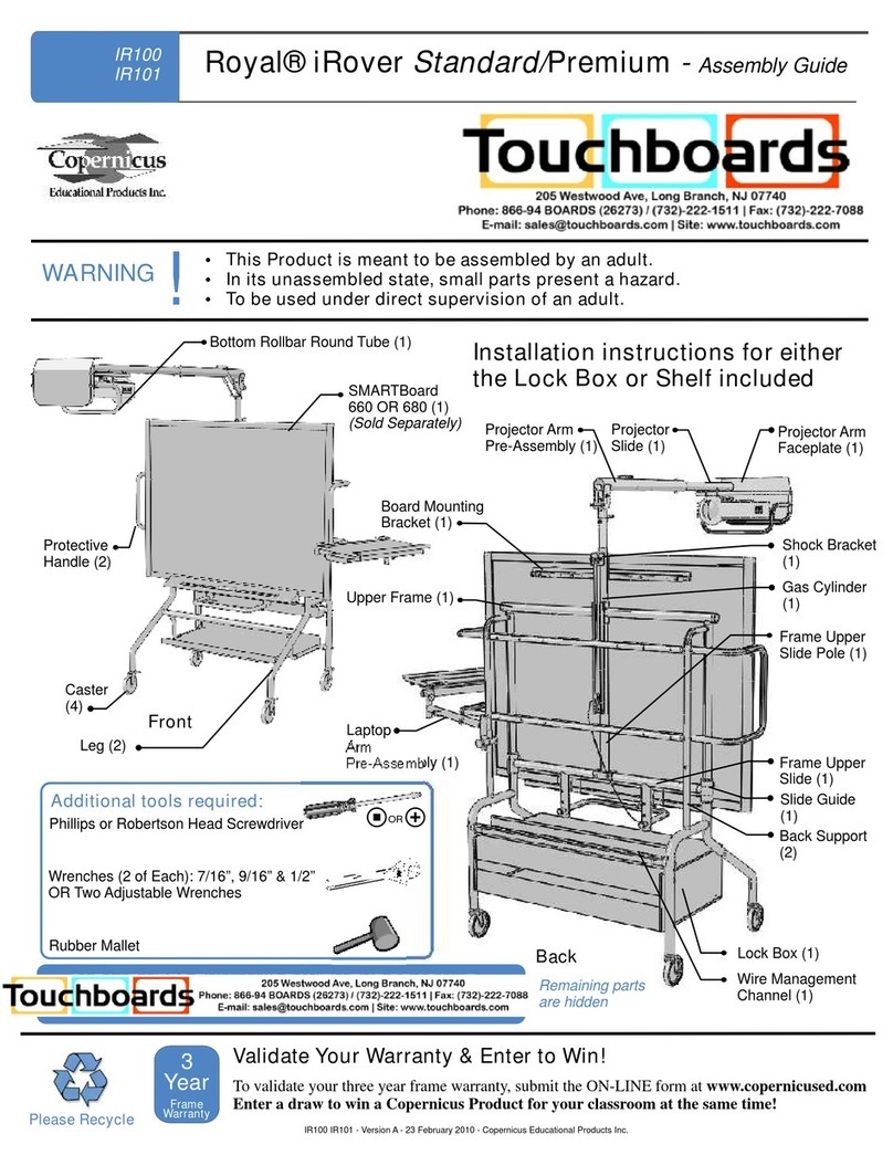 Touchboards Royal iRover Standard Assembly guide Touchboards Royal iRover Standard Assembly guide