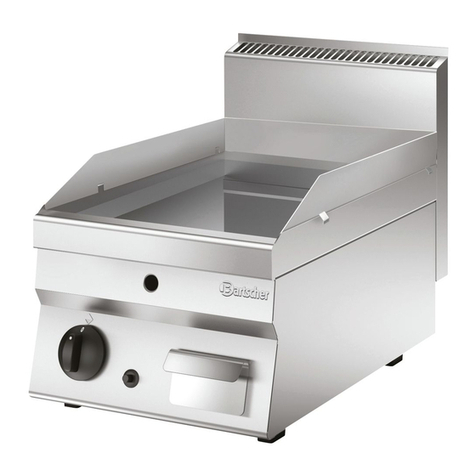 Bartscher Griddle plate 650 400G-G User guide