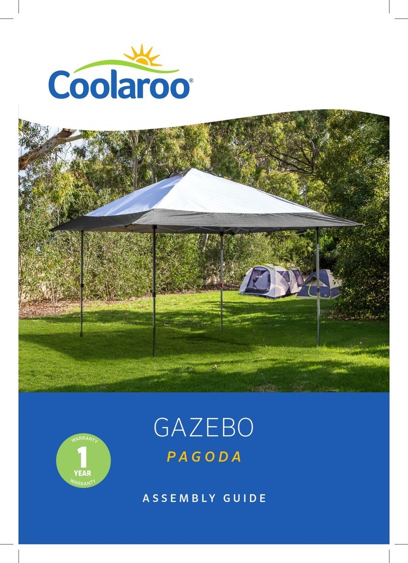 Coolaroo PAGODA Assembly guide
