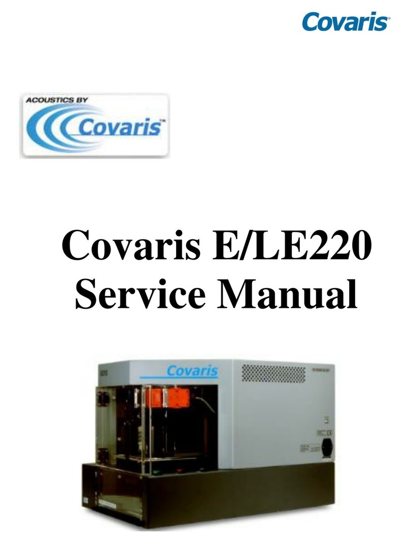 Covaris E220 evolution Service manual Covaris E220 evolution Service manual