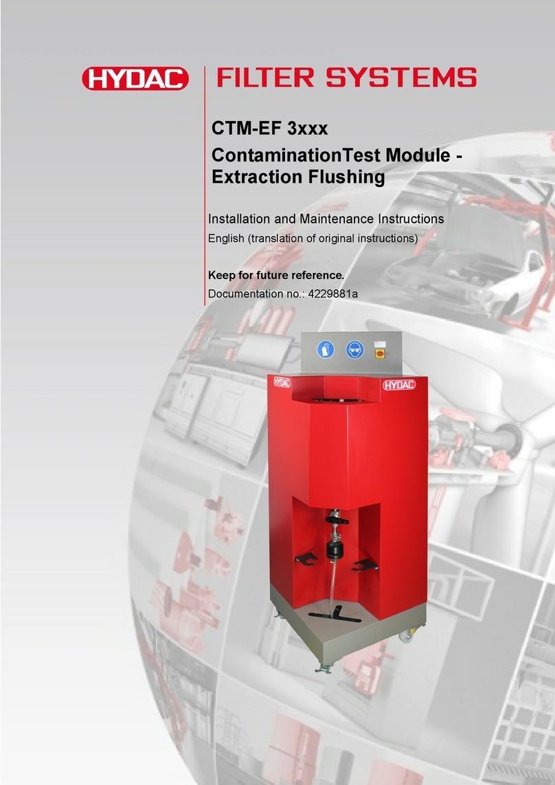 Hydac CTM-EF 3 Series Installation and maintenance instructions