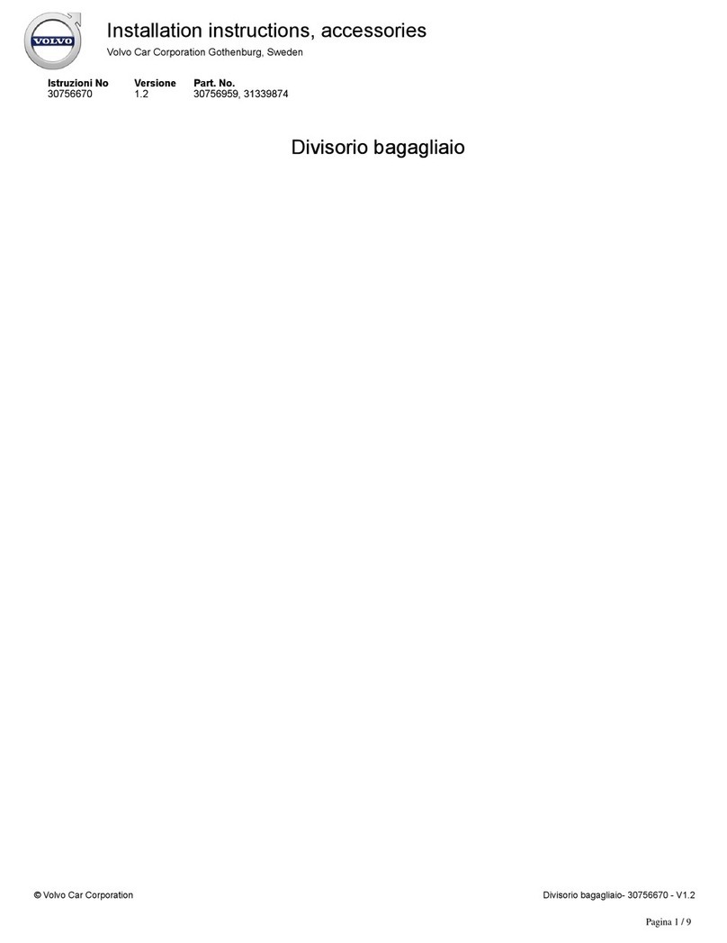 Volvo 30756959 installation instructions
