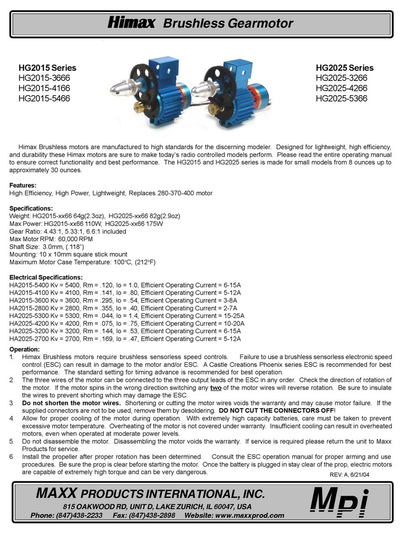MPI Himax HG2015 Series manual