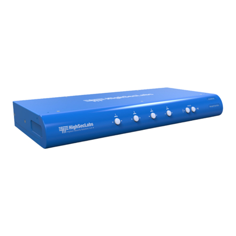 High Sec Labs SC42PHU-N Quick installation guide
