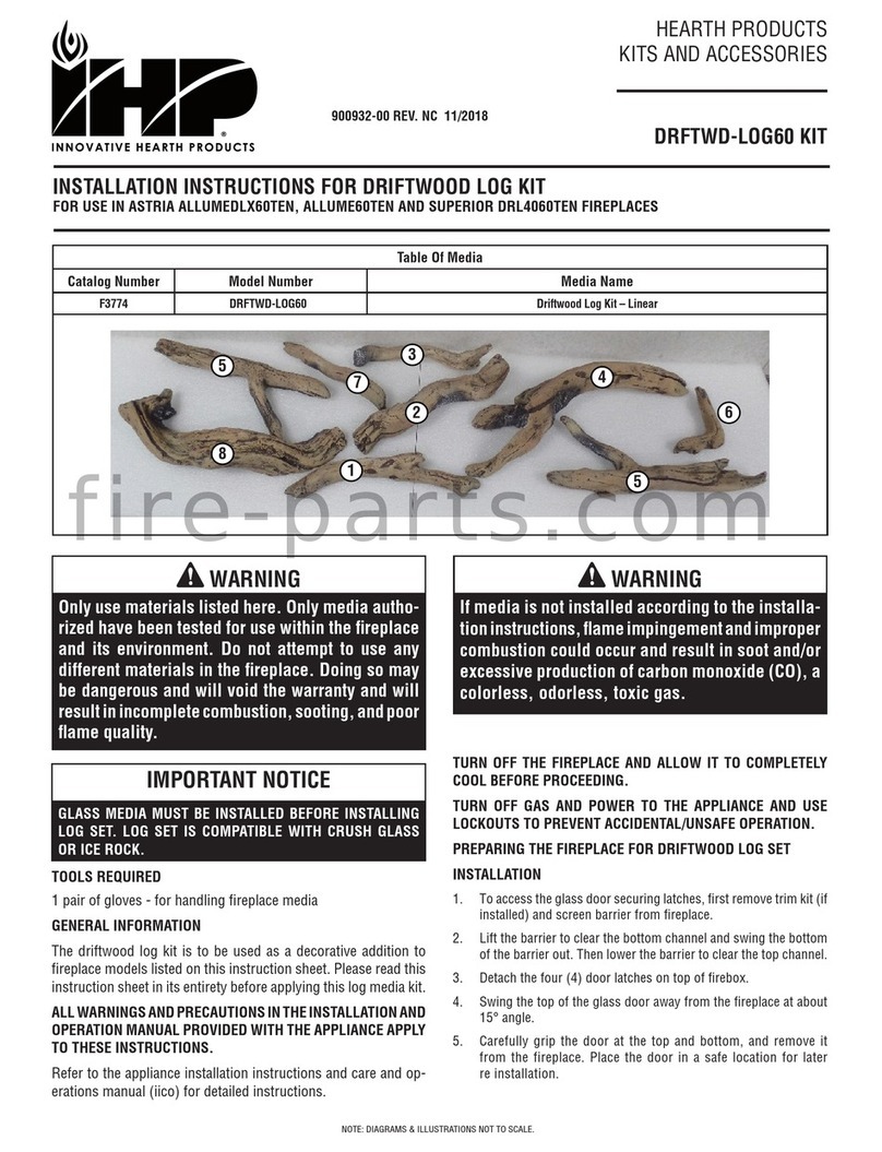IHP DRFTWD-LOG60 installation instructions