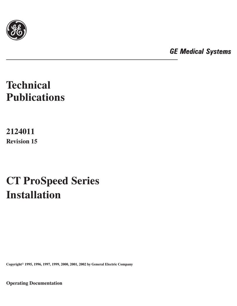 GE CT ProSpeed Series Installation GE CT ProSpeed Series Installation