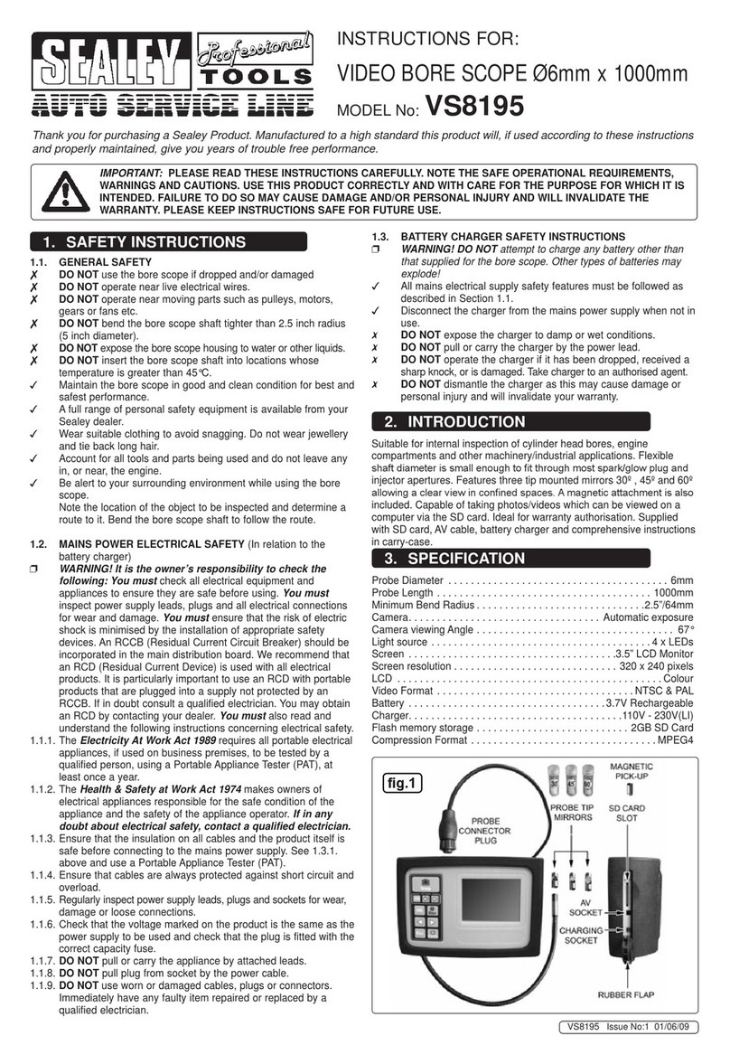 Sealey Professional TOOLS AUTO SERVICE Series User manual