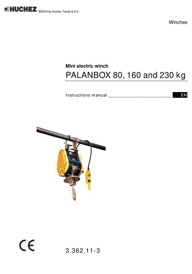 Huchez PALANBOX 80 instruction manual