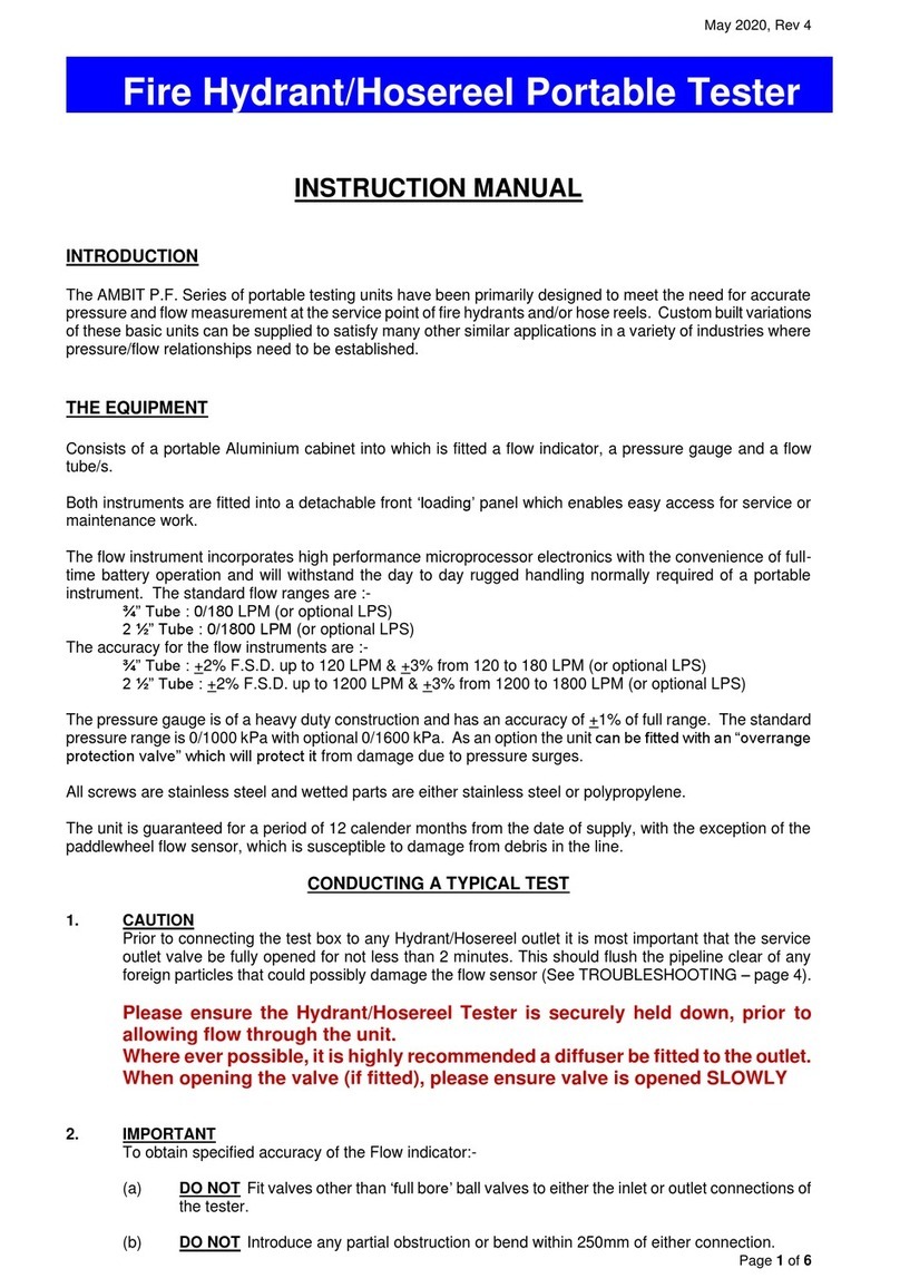 Ambit P.F. Series instruction manual