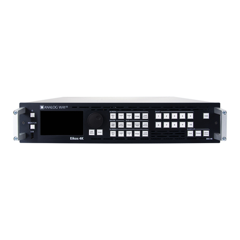 Analog way EKS-4K quick start guide