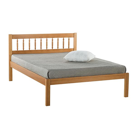 Birlea SANTOS 4.0' BED PINE Assembly instruction