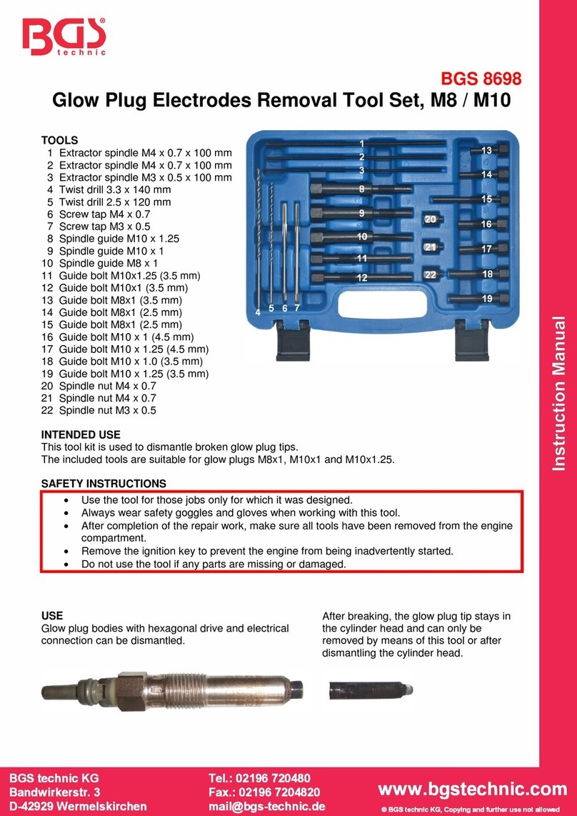 BGS technic BGS 8698 quick start guide