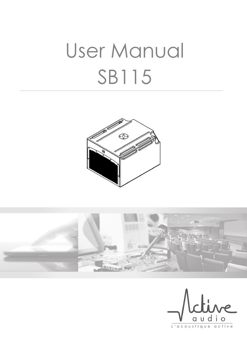 Active Audio SB115 user manual