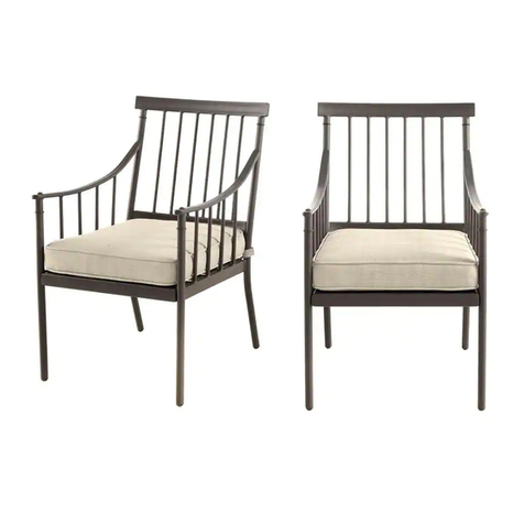 HAMPTON BAY Highland Point Motion Club Dinning Chair 3035e... User manual HAMPTON BAY Highland Point Motion Club Dinning Chair 3035e... User manual