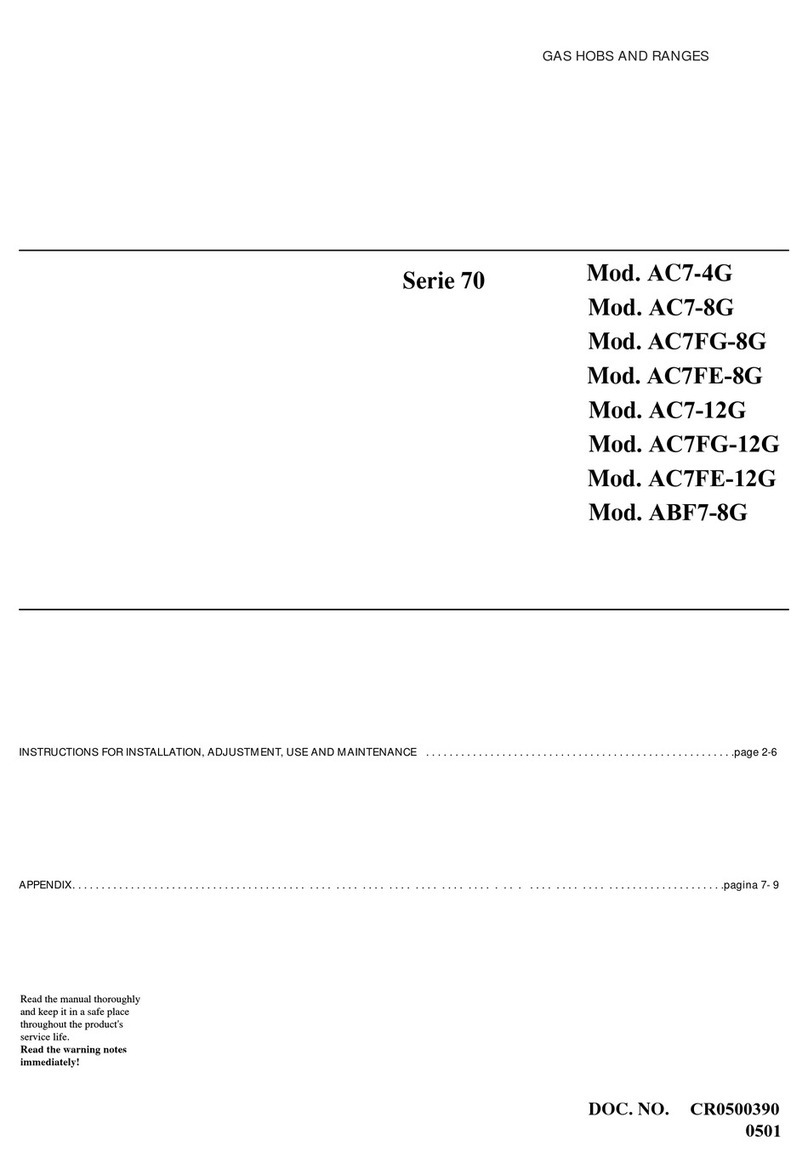 Mareno 70 Series INSTRUCTIONS FOR INSTALLATION, ADJUSTMENT, USE AND MAINTENANCE Mareno 70 Series INSTRUCTIONS FOR INSTALLATION, ADJUSTMENT, USE AND MAINTENANCE