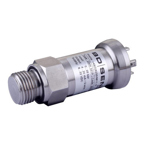 BD Sensors 17.6 Series operating manual