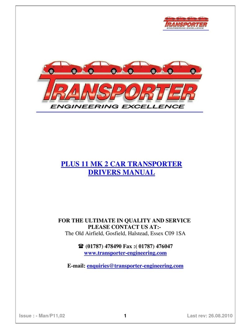 Transporter PLUS 11 MK 2 Driver manual Transporter PLUS 11 MK 2 Driver manual