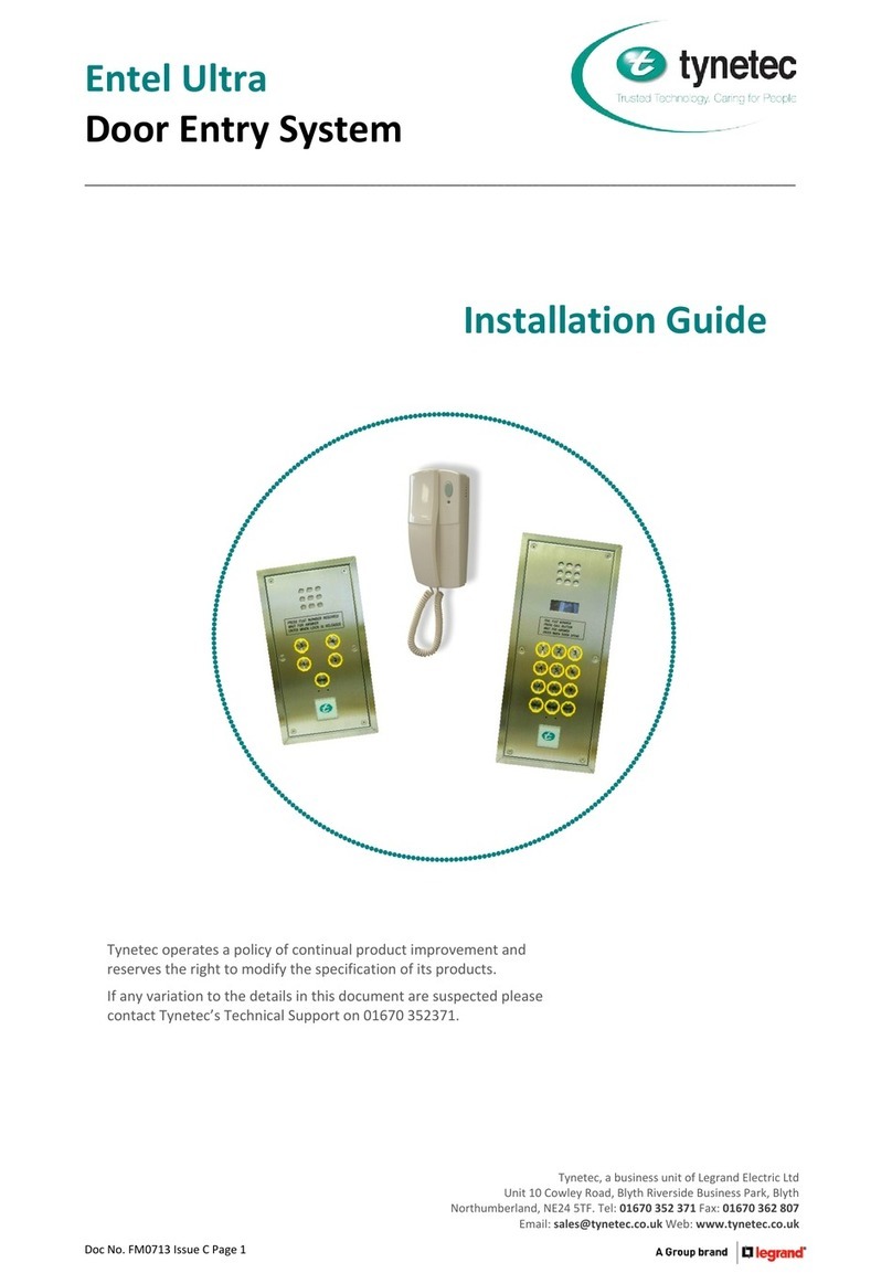 Tynetec Entel Ultra User manual