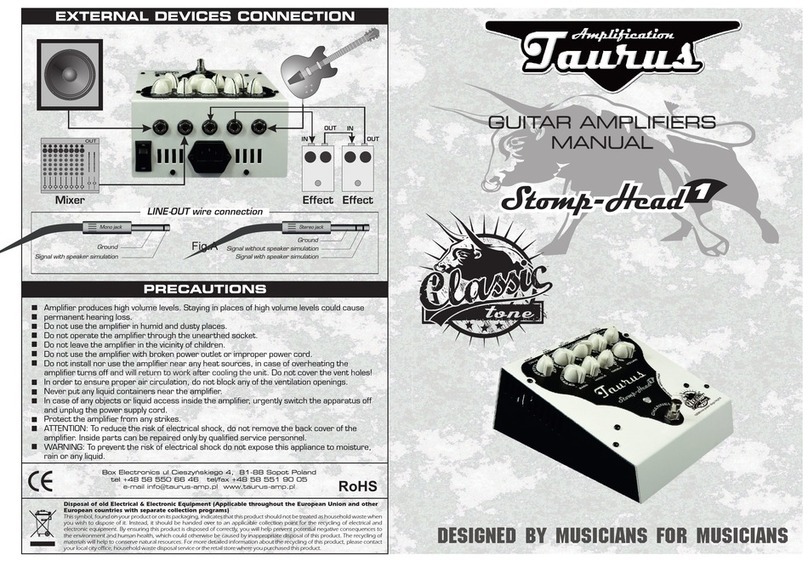 Taurus Stomp-Head 1 manual