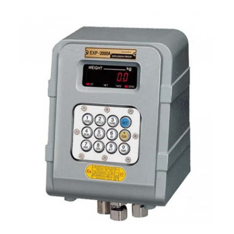 CAS EXP-2000A User manual