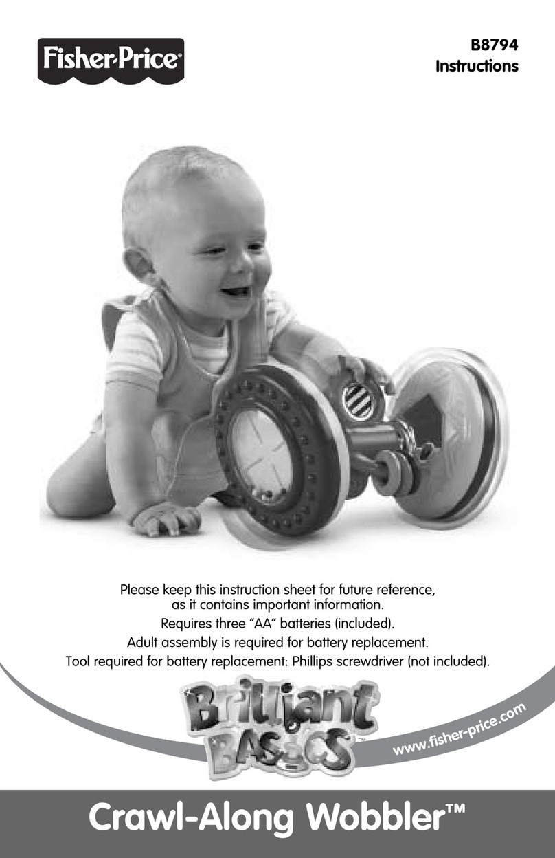 Fisher-Price Crawl-Along Wobbler B8794 User manual Fisher-Price Crawl-Along Wobbler B8794 User manual