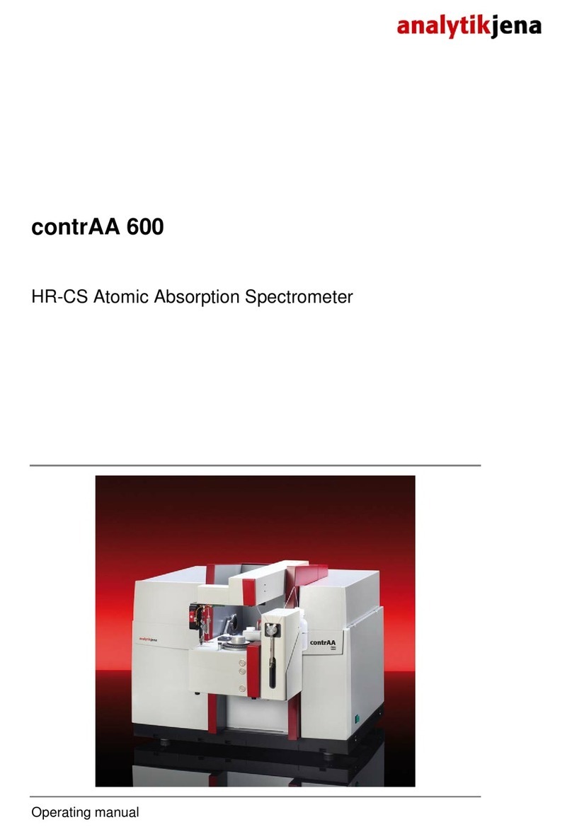 Analytik Jena contrAA 600 operating manual
