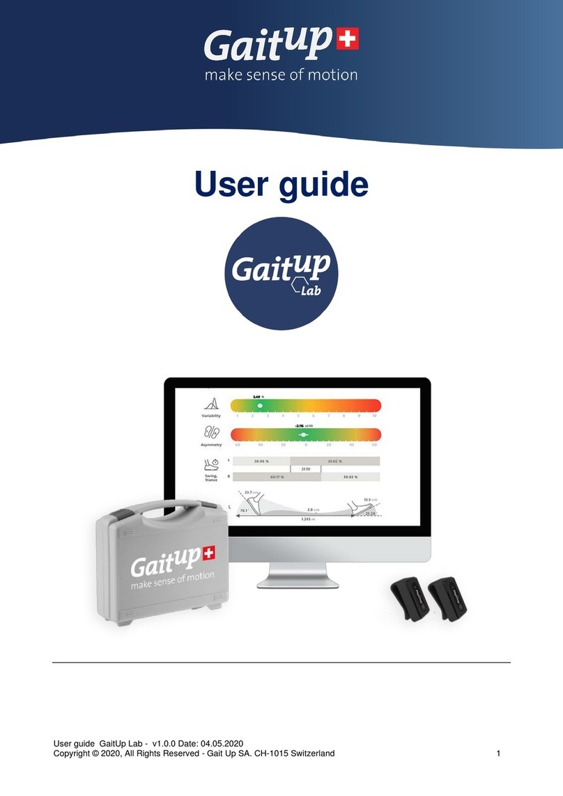 Gait up Gait Up user guide