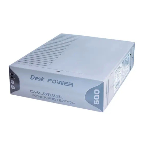 Chloride Desk POWER 300 operating manual Chloride Desk POWER 300 operating manual