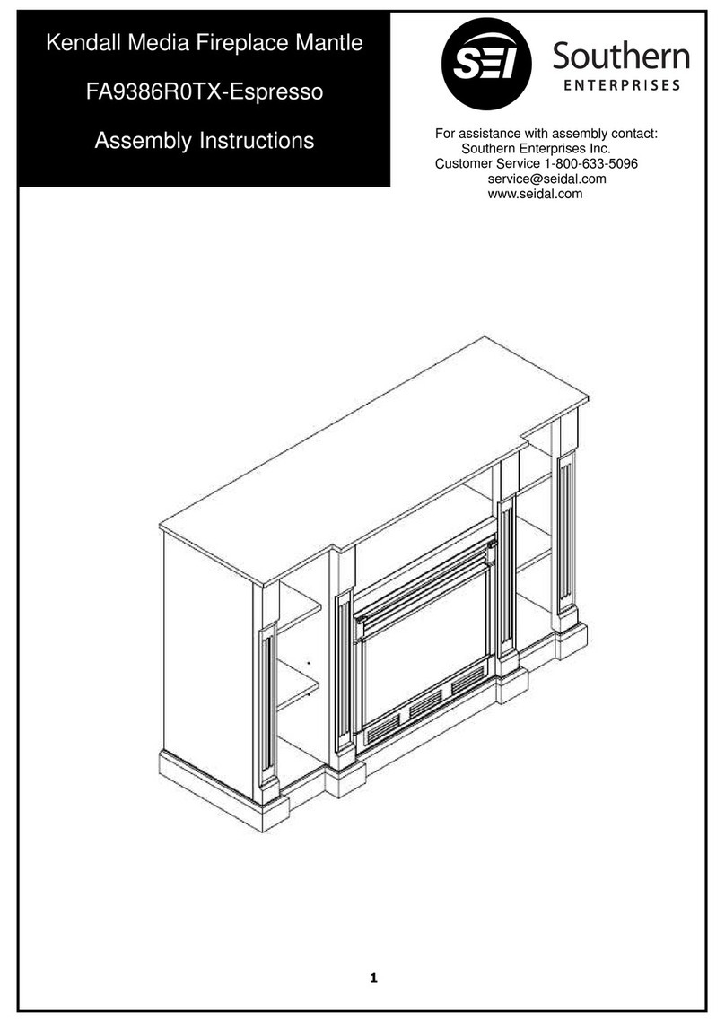 SEI FA9386R0TX-Espresso Assembly instructions