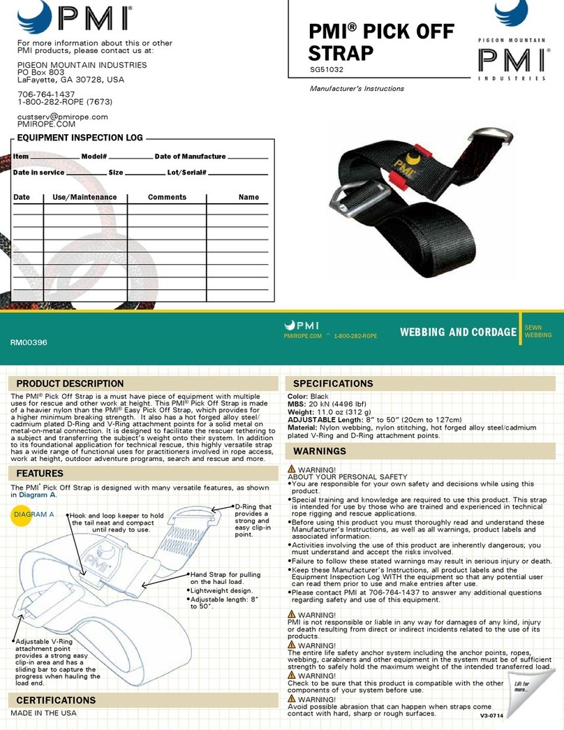 PMI PMI PICK OFF STRAP User manual