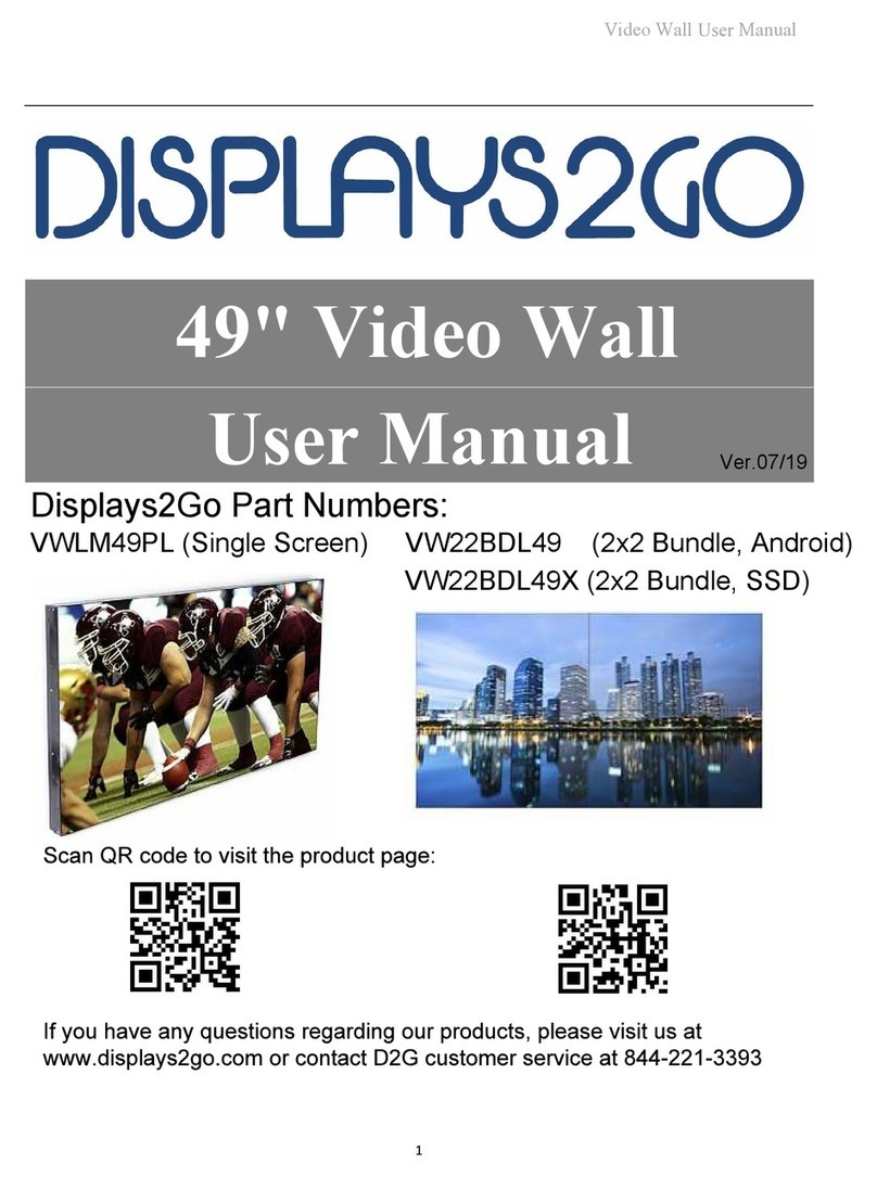Displays2go VWLM49PL User manual Displays2go VWLM49PL User manual