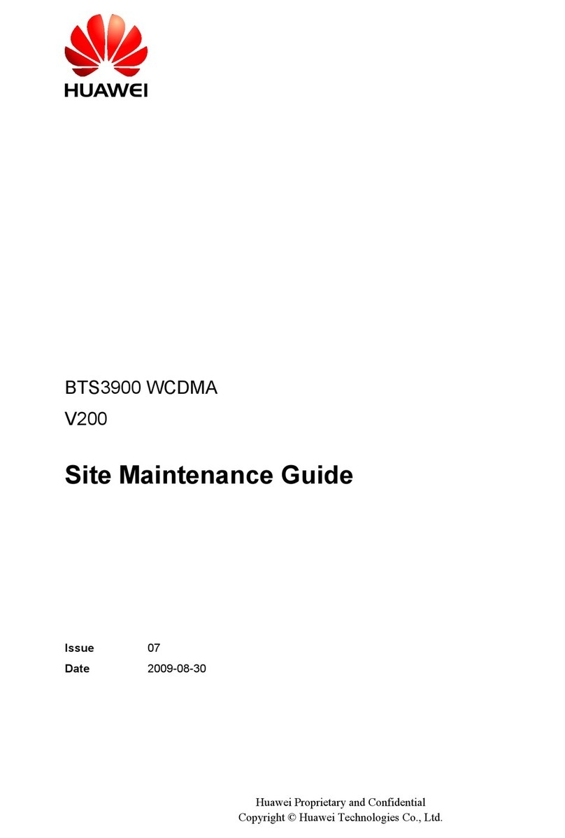Huawei BTS3900 V200R010 Operating manual