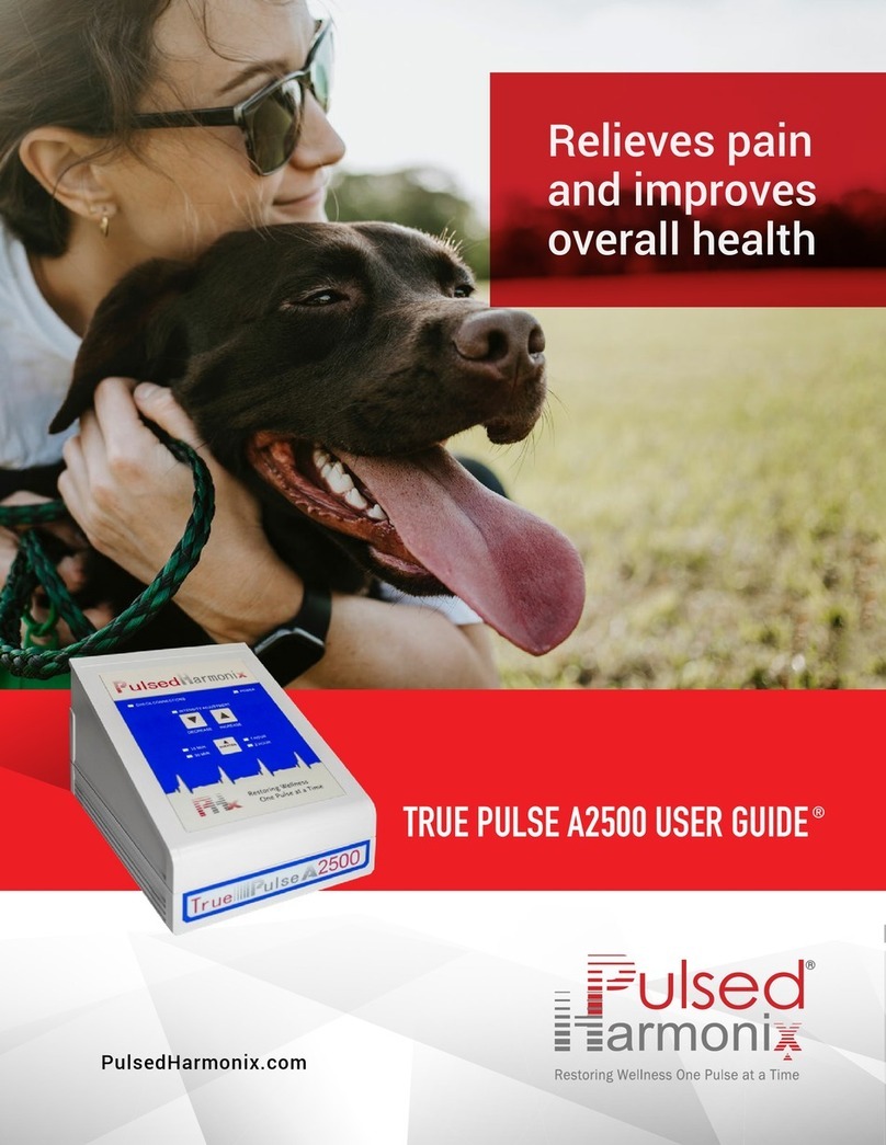 Pulsed Harmonix TRUE PULSE A2500 user guide