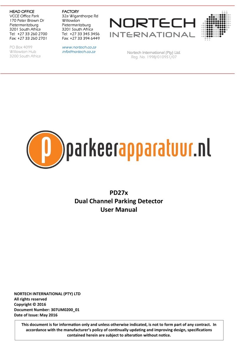 Nortech PD27 Series user manual Nortech PD27 Series user manual
