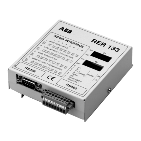 ABB RER 133 Parts list manual