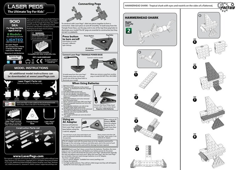LaserPegs 9010 SEA User manual
