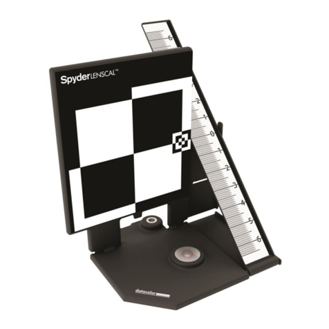 Datacolor SpyderLENSCAL user guide