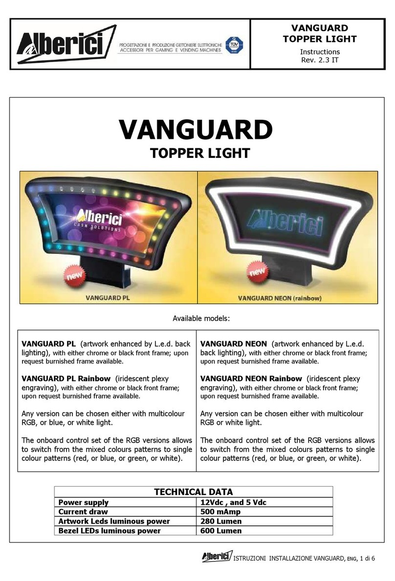 Alberici VANGUARD PL instructions