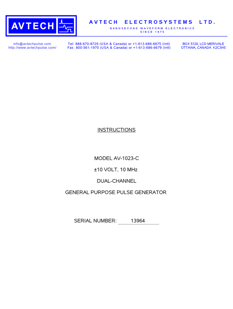 Avtech AV-1023-C instructions
