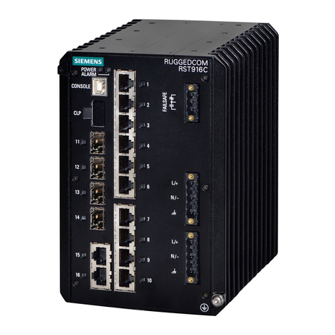 Siemens SIMATIC NET RUGGEDCOM RST916C User manual
