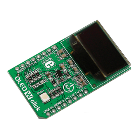 mikroElektronika Click Board OLED W click User manual